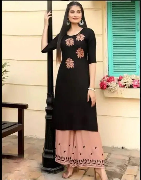 Trending Women Kurta with Pallazzo Set