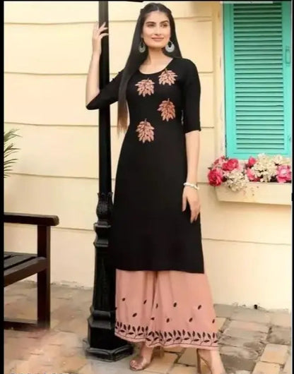 Trending Women Kurta with Pallazzo Set