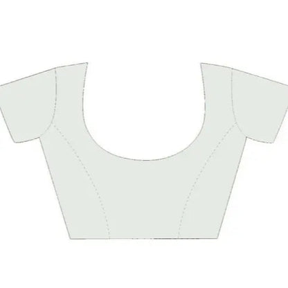 White Designer Party Wear White georgette sequence work saree with heavy designer blouse