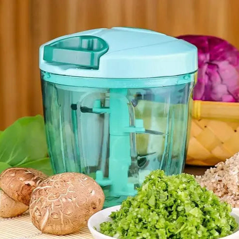 Kitchen Dori Chopper / Manual Chopper / Onion Dry Fruit Grinder / Vegetable Chopper Cutter / Salad Maker( XXL Chopper 1000ml,Pack of 1, blue)