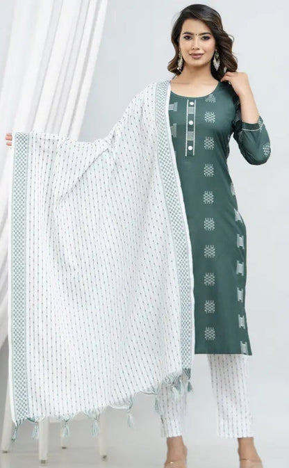Kurti Set with Dupatta