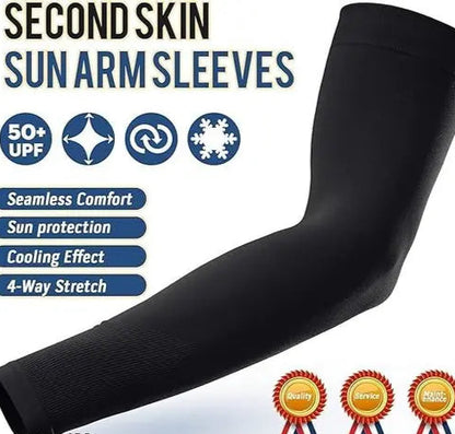 Sun Protection Cooling Arm Sleeves with Thumb Holes - Gardening Outdoors Sports Workouts Sunscreen Arm Sleeves pack of 1